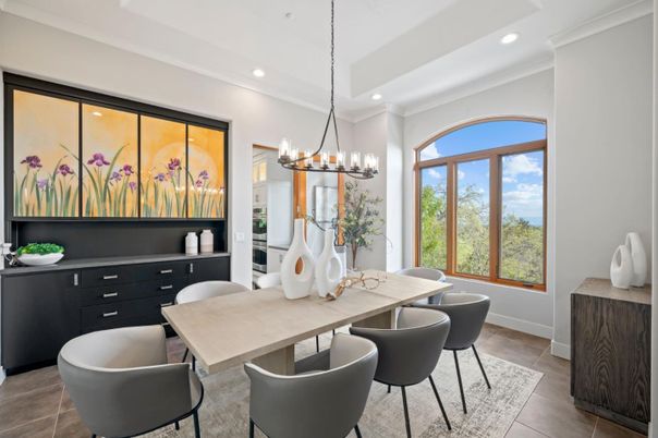 Chandelier, Dining room, Interior, Pendant Lights, Recessed Lighting