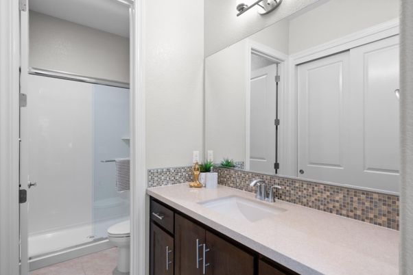 Bathroom, Glass Shower, Interior