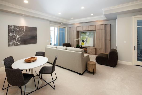 Dining room, Interior, Living room, Recessed Lighting