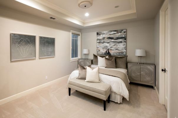 Bedroom, Interior, Recessed Lighting