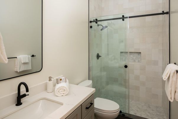 Bathroom, Glass Shower, Interior