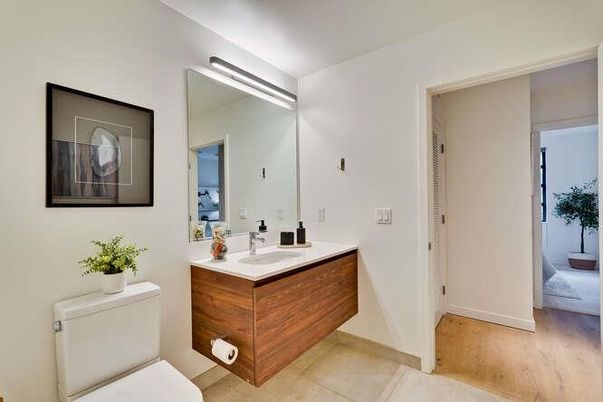 Bathroom, Interior, Wood Texture Flooring