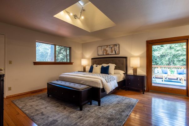 Bedroom, Interior, Wood Texture Flooring