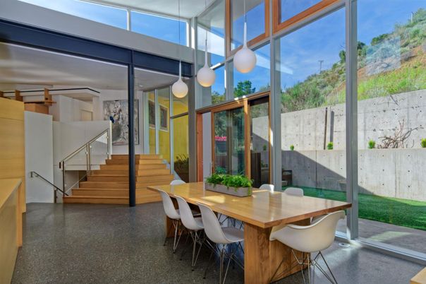 Dining room, Interior, Pendant Lights