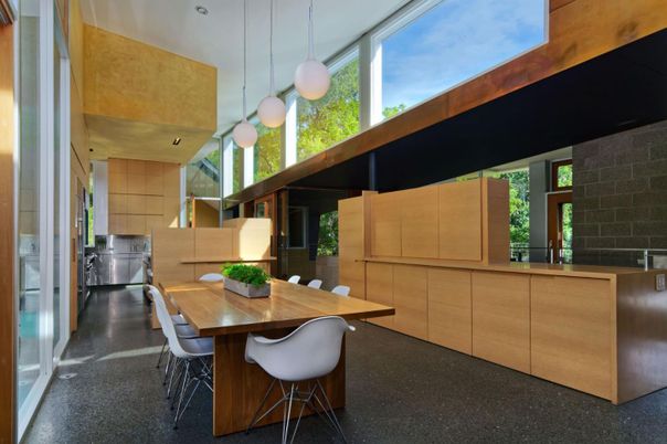 Dining room, Interior, Kitchen, Pendant Lights