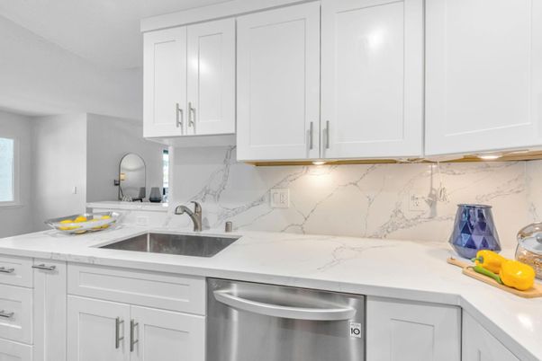 Interior, Kitchen, Marble Walls