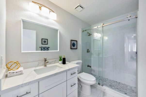 Bathroom, Glass Shower, Interior, Marble, Marble Walls