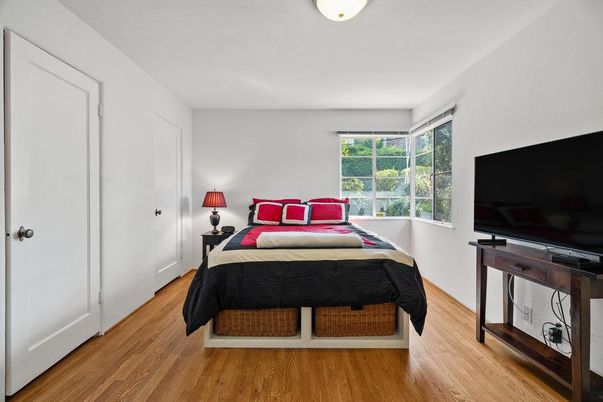 Bedroom, Interior, Wood Texture Flooring