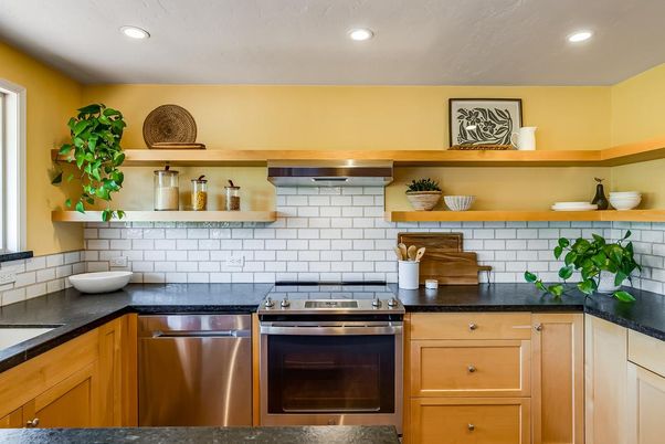 Interior, Kitchen, Recessed Lighting, Stainless Steel Appliances