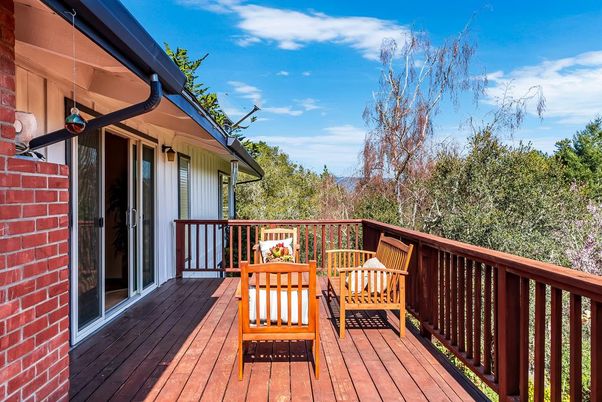 Exterior, Wood Texture Flooring