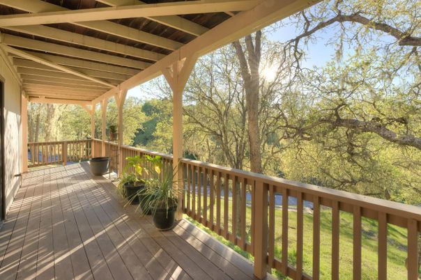 Exterior, Wood Texture Flooring