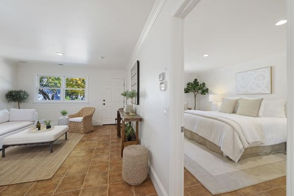 Bedroom, Interior, Recessed Lighting