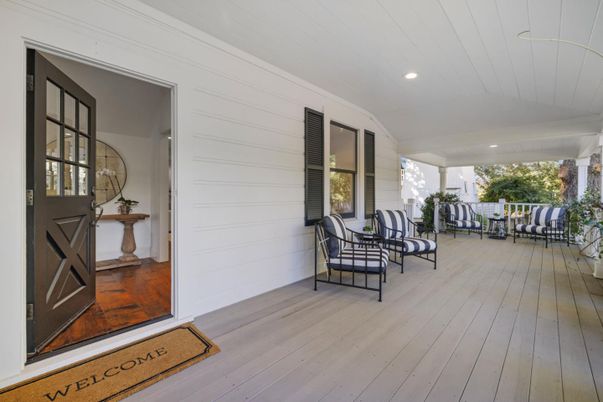 Exterior, Recessed Lighting, Wood Texture Flooring