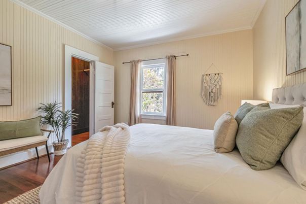 Bedroom, Interior, Wood Texture Flooring