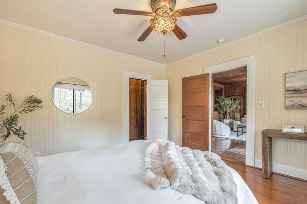 Bedroom, Interior, Wood Texture Flooring