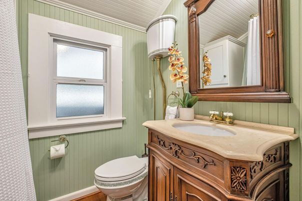 Bathroom, Interior, Wood Texture Flooring