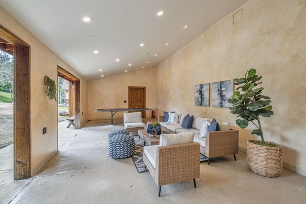 Interior, Living room, Recessed Lighting