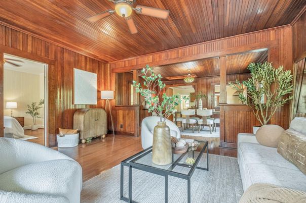 Dining room, Interior, Living room, Wooden Ceilings, Wood Texture Flooring, Wooden Walls