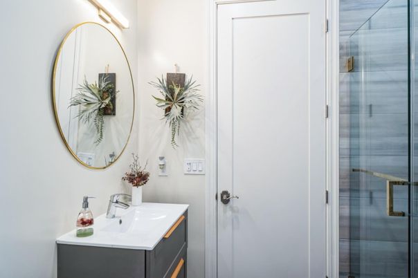 Bathroom, Glass Shower, Interior