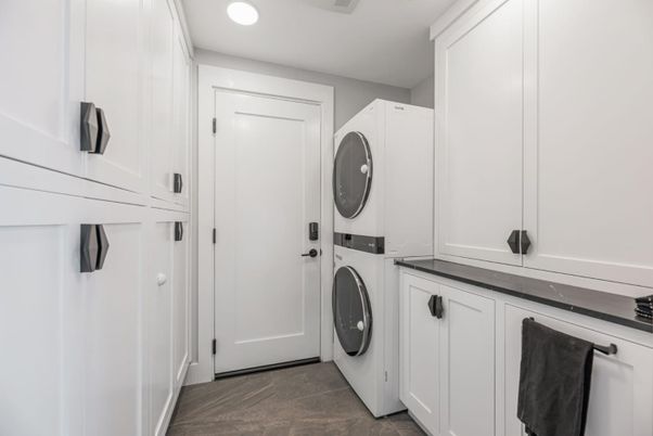 Interior, Recessed Lighting, Utility Closets, Washer