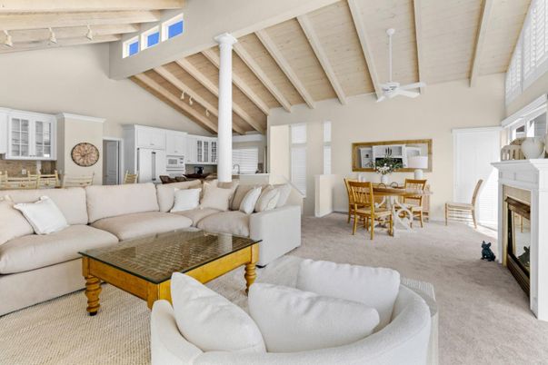 Dining room, Fireplace, Interior, Kitchen, Living room, Wooden Beams, Wooden Ceilings