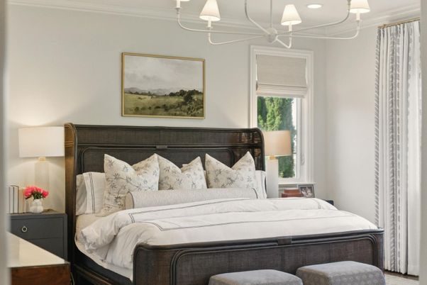 Bedroom, Interior, Recessed Lighting