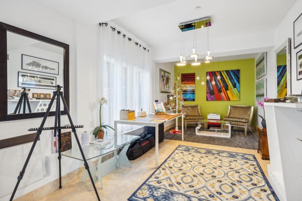 Home Office, Interior, Pendant Lights