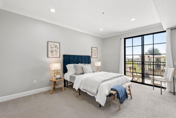Bedroom, Interior, Recessed Lighting