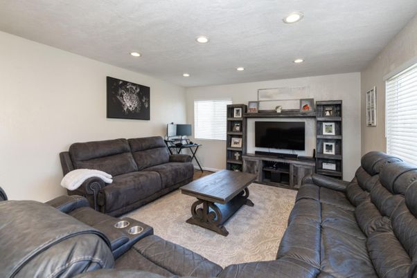 Interior, Living room, Recessed Lighting