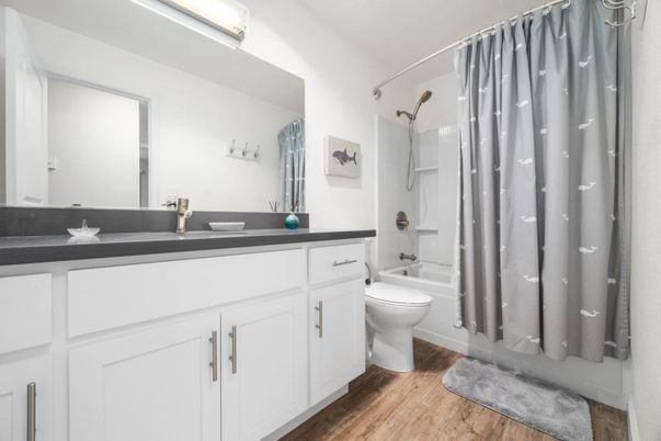 Bathroom, Interior, Wood Texture Flooring