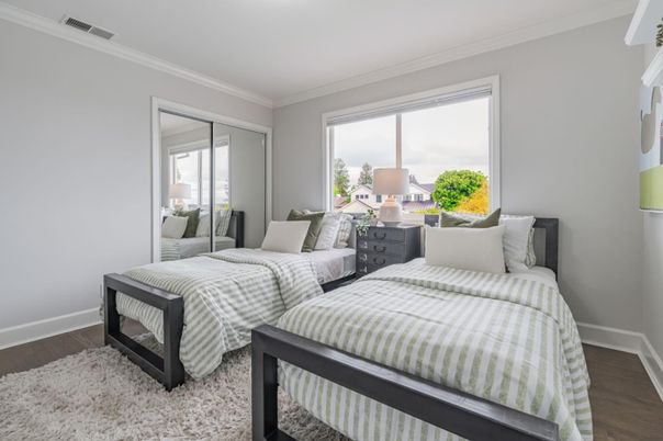 Bedroom, Interior, Wood Texture Flooring
