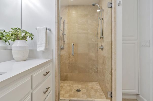 Bathroom, Glass Shower, Interior