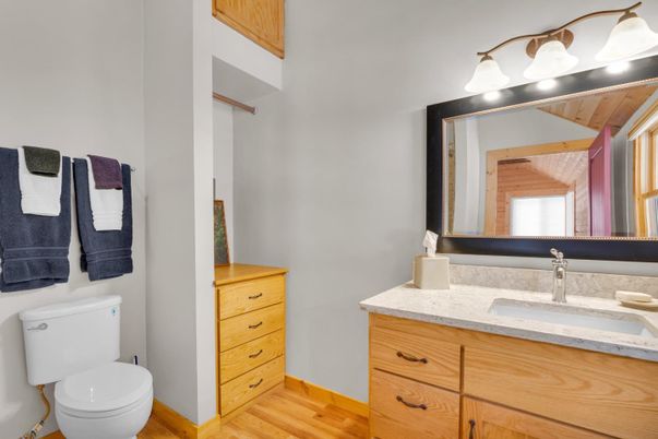 Bathroom, Interior, Wood Texture Flooring