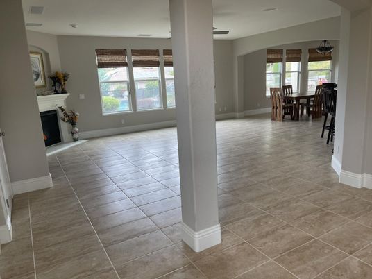Dining room, Fireplace, Interior