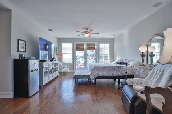 Bedroom, Interior, Wood Texture Flooring