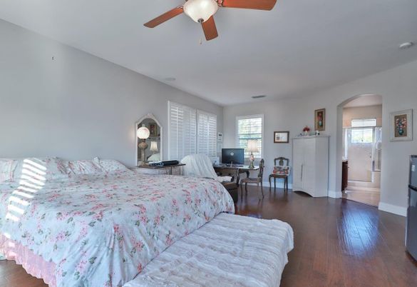 Bedroom, Home Office, Interior, Wood Texture Flooring