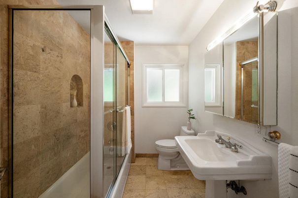 Bathroom, Glass Shower, Interior