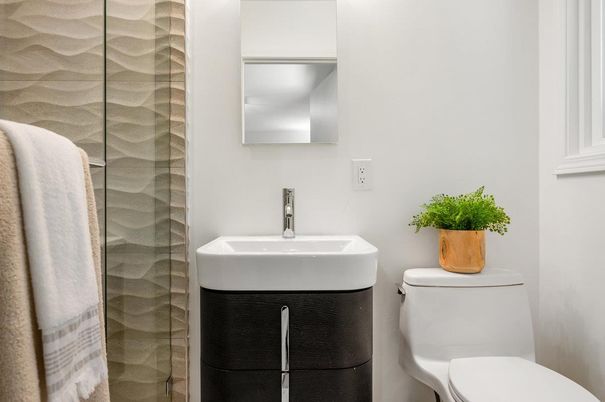 Bathroom, Glass Shower, Interior