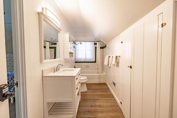Bathroom, Interior, Wood Texture Flooring