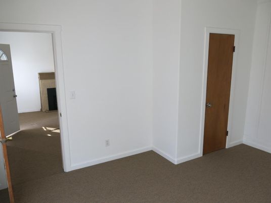 Empty room, Fireplace, Interior