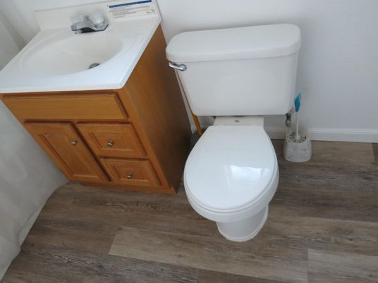 Bathroom, Interior, Wood Texture Flooring
