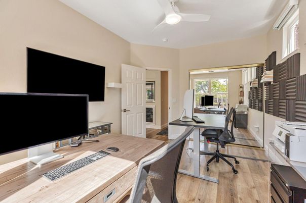 Home Office, Interior, Wood Texture Flooring