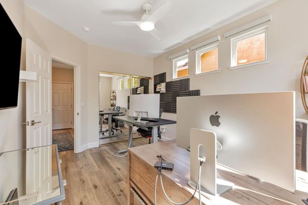 Home Office, Interior, Wood Texture Flooring