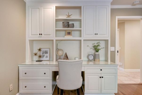 Home Office, Interior, Wood Texture Flooring