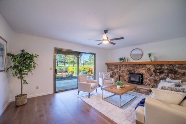 Fireplace, Interior, Living room, Wood Texture Flooring