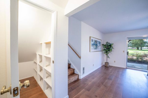 Empty room, Interior, Wood Texture Flooring