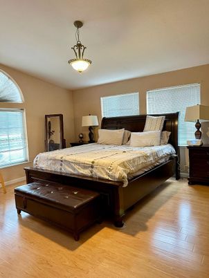 Bedroom, Interior, Wood Texture Flooring