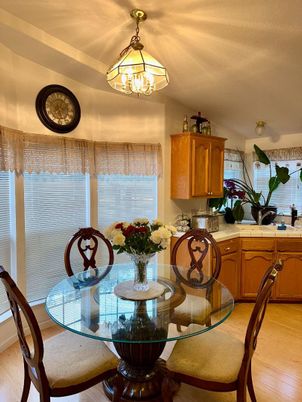 Dining room, Interior, Wood Texture Flooring