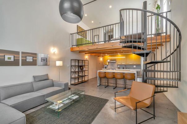 Interior, Kitchen, Living room, Recessed Lighting
