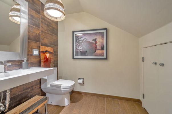 Bathroom, Interior, Wood Texture Flooring